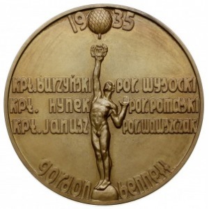 medal autorstwa Olgi Niewskiej z 1935 r. wybity z okazj...