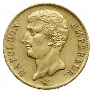20 franków AN12 (1804) A, Paryż; Gad. 1021, Fr. 487; zł...
