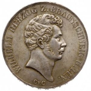 dwutalar (3 1/2 guldena) 1842 CvC, Brunszwik; Welter 30...