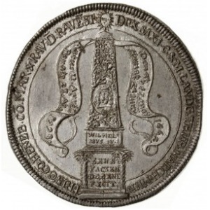 talar 1662, Weimar; wybity z okazji śmierci księcia; Aw...