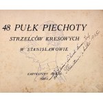 SZWAJCER Jerzy - 48 Pułk Piechoty Strzelców Kresowych w STANISŁAWOWIE - Karykatury Jotesa 1935 [autograf]