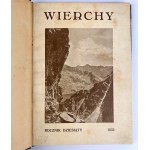 WIERCHY - ROCZNIK POŚWIĘCONY GÓROM I GÓRALSZCZYŹNIE - Kraków 1932