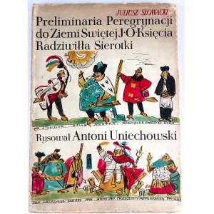 SŁOWACKI Juliusz - PRELIMINARIA PEREGRYNACJI DO ZIEMI ŚWIĘTEJ J.O. KSIĘCIA RADZIWIŁŁA SIEROTKI - 1959