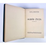 ZBIERZCHOWSKI Henryk - OGRÓD ŻYCIA - 1936 [autograf]