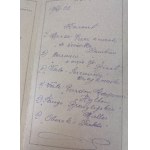 LINJA GDYNIA - AMERYKA - MENU - LATA 30 XX w. [autografy]