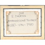 Edward DWURNIK (1943-2018), Pomarańczowe tulipany (2018)