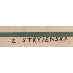 Zofia Stryjeńska (1891 Kraków - 1976 Genewa), Chłopka z Kurpi, plansza XXXI z teki 'Polish Peasants' Costumes', 1939