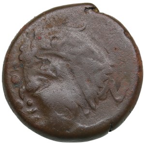 Bosporus Kingdom, Pantikapaion Æ obol ca. 275-245 BC - Perisad II