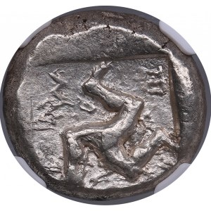 Pamphylia, Aspendus AR Stater c. mid-5th Century BC - NGC XF