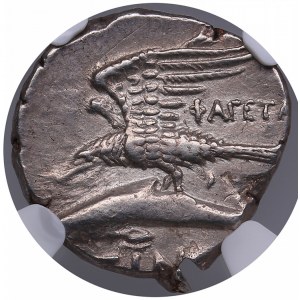 Paphlagonia, Sinope AR Drachm late 4th Century BC - NGC Ch XF