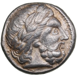 Pannonia AR Tetradrachm Imitation of Philip II of Macedon. Circa 3rd - 2nd century BC.