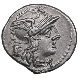 Roman Republic AR Denarius - Marcia. M. Marcius Mn. F. (148 BC)