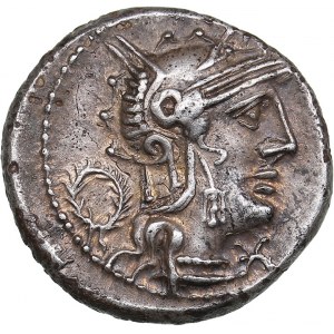 Roman Republic AR Denarius - Opimia. L. Opeimius (131 BC)