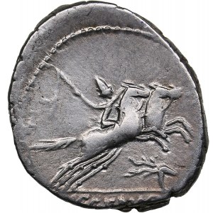 Roman Republic AR Denarius - Marcia. Caius Marcius Censorinus (88 BC)