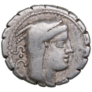 Roman Republic, Rome AR Denarius serratus - Procilia ca. 80 BC