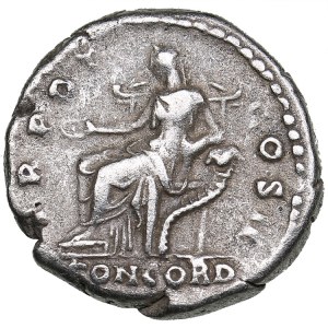 Roman Empire AR Denarius - Aelius, Caesar (136-138 AD)