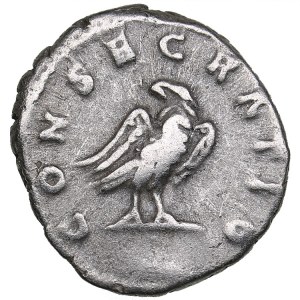 Roman Empire AR Denarius - Divus Antoninus Pius (after 161 AD)