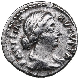 Roman Empire AR Denarius - Faustina II (wife of M. Aurelius) (161-175 AD)