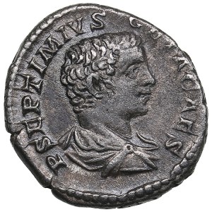 Roman Empire AR Denarius - Geta, as Caesar (198-209 AD)