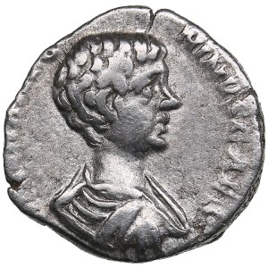 Roman Empire AR Denarius - Geta, as Caesar (198-209 AD)