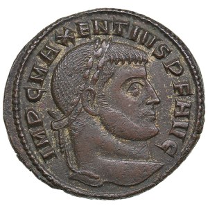 Roman Empire, Ostia Æ Follis - Maxentius (306-312 AD)