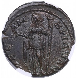 Thrace, Mesambria Æ26 - Philip I & Otacilia Severa (AD 244-249) - NGC Ch XF