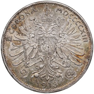 Austria 2 corona 1913 - Franz Joseph I (1848-1916)