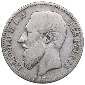 Belgium 2 francs 1867 - Léopold II (1865-1909)