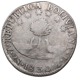 Bolivia 2 Soles 1830 - Simon Bolivar