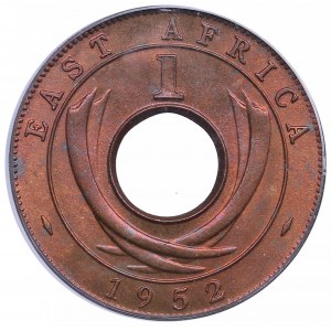 British East Africa 1 cent 1952 - PCGS MS65RD