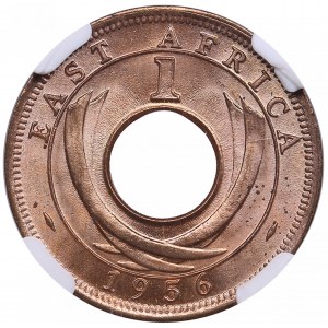 British East Africa 1 cent 1956 H - NGC MS 66 RD