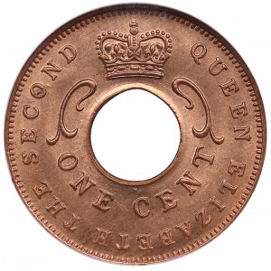 British East Africa 1 cent 1959 H - NGC MS 66 RD