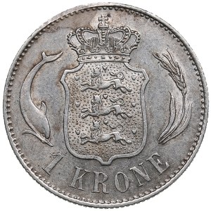 Denmark 1 krone 1892