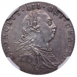 Great Britain 6 pence 1787 - Hearts - NGC AU 58