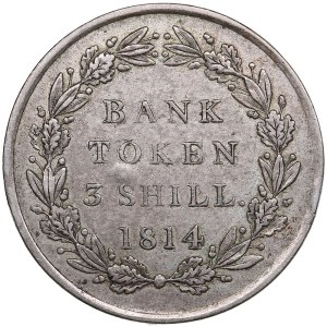 Great Britain Bank Token 3 Shilling 1814