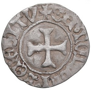 France, Bretagne AR demi-blanc à la targ - François Ier (1442-1450) or François II (1458-1488)