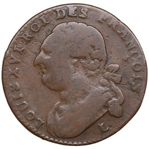France 12 deniers 1792 L - Louis XVI (1774-1792)