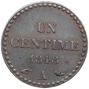France 1 centime 1848 A