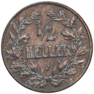 German East Africa 1/2 heller 1906