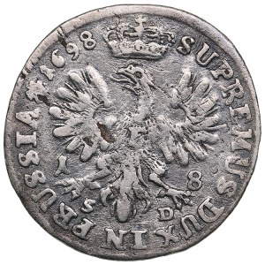 Germany, Brandenburg-Prussia 18 groschen 1698 SD - Friedrich III (1688-1701)
