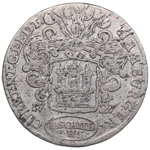 Germany, Free City of Hamburg 8 schilling 1727