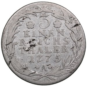 Germany, Brandenburg-Prussia 1/3 reichs thaler 1775 A - Friedrich II (1740-1786)