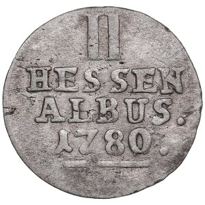 Germany, Hessen-Hanau-Münzenberg 2 Albus 1780
