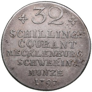 Germany, Mecklenburg-Schwerin 32 Schilling 1797