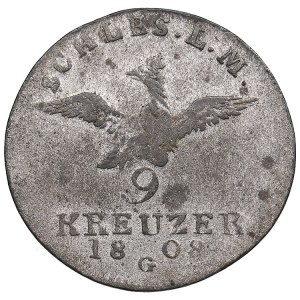 Germany, Brandenburg-Prussia 9 kreuzen 1808- Friedrich Wilhelm III (1797-1840)
