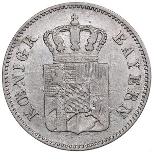 Germany, Bayern 6 Kreuzer 1850 - Maximilian II (1848-1864)