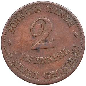 Germany 2 pfenninge - 1/5 groschen 1851