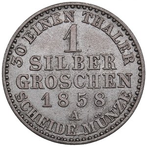 Germany, Prussia 1 groschen 1858 A