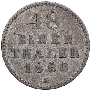 Germany, Mecklenburg-Schwerin 1/48 Thaler 1860 - Friedrich Franz II (1842-1883)