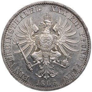 German, Prussia 1 Vereinsthaler 1866 A
